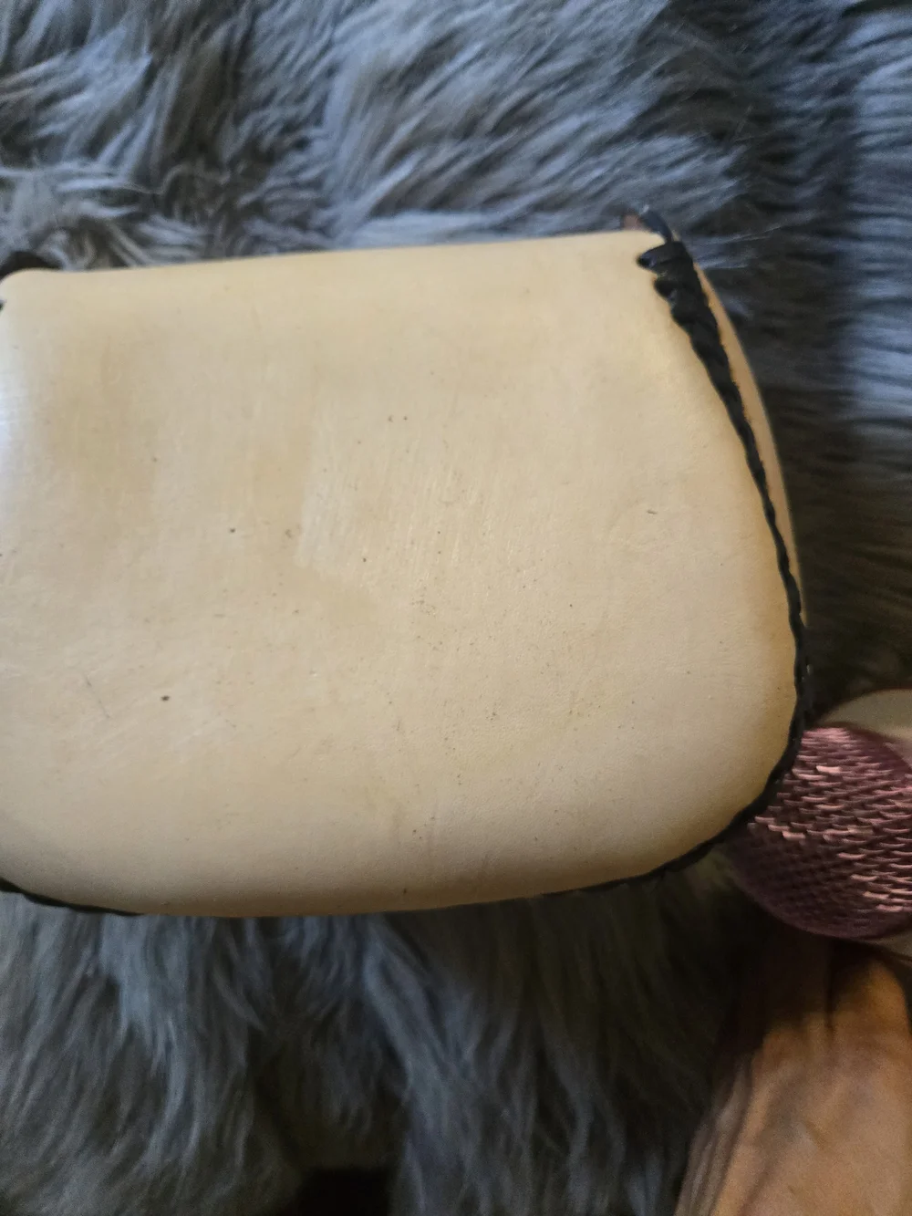 Leather Crossbody Bag - Multicolor - Picture 4 of 6